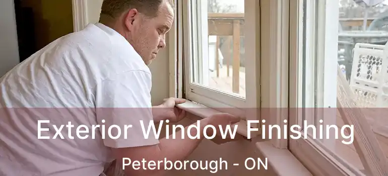  Exterior Window Finishing Peterborough - ON