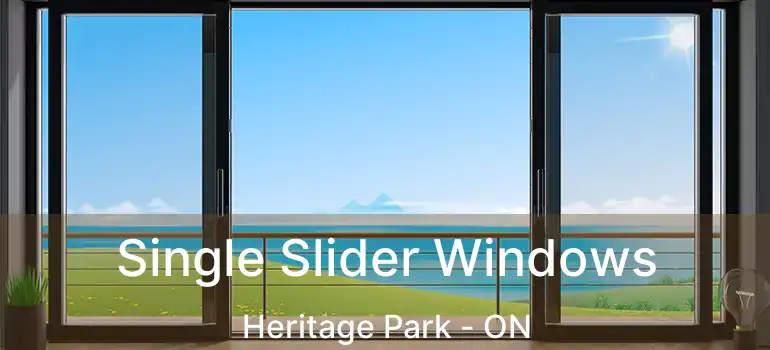  Single Slider Windows Heritage Park - ON
