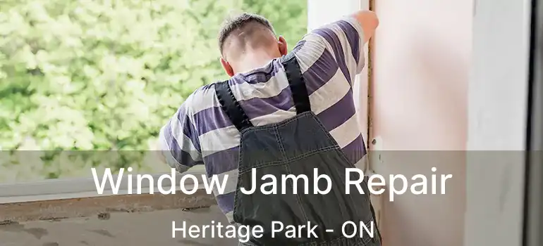  Window Jamb Repair Heritage Park - ON